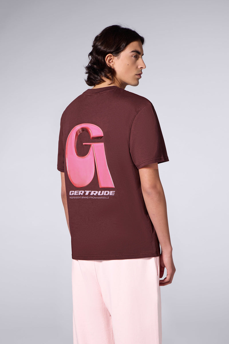 T-shirt Print Leonce Letter Mixte
