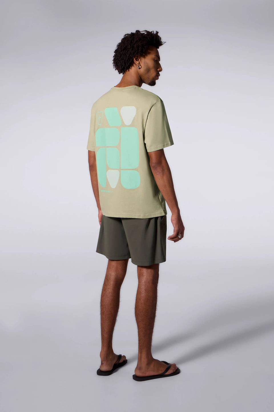 T-shirt Print Geometry Leonce Mixte