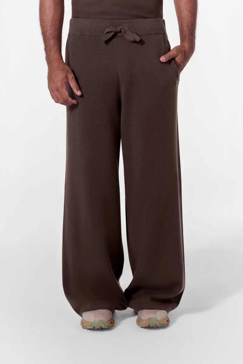 Pantalon Amaro coupe loose maille souple