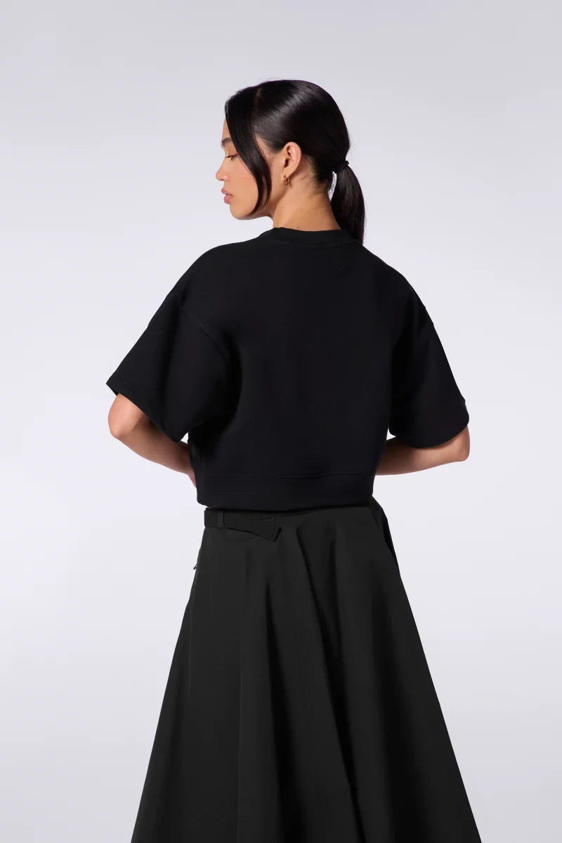 Sweat Cropped Molleton Adonia