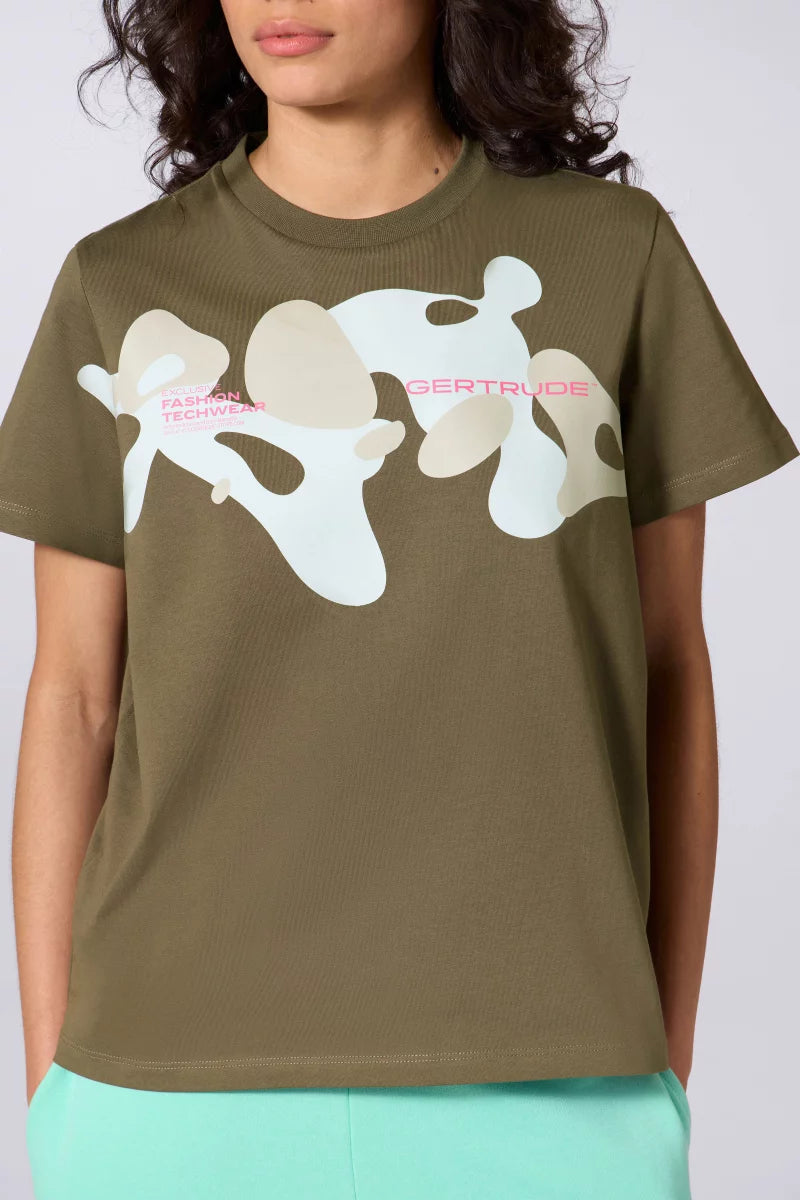 T-shirt Print Pic Camo Leolina