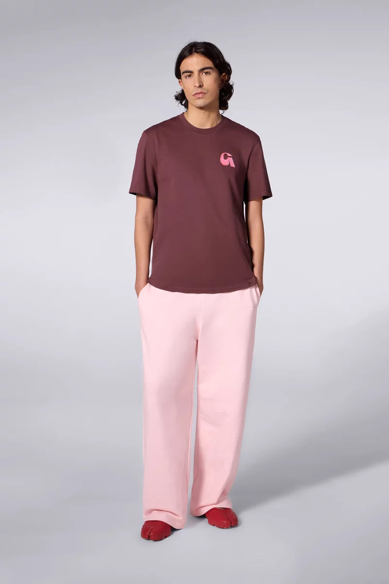 T-shirt Print Leonce Letter Mixte