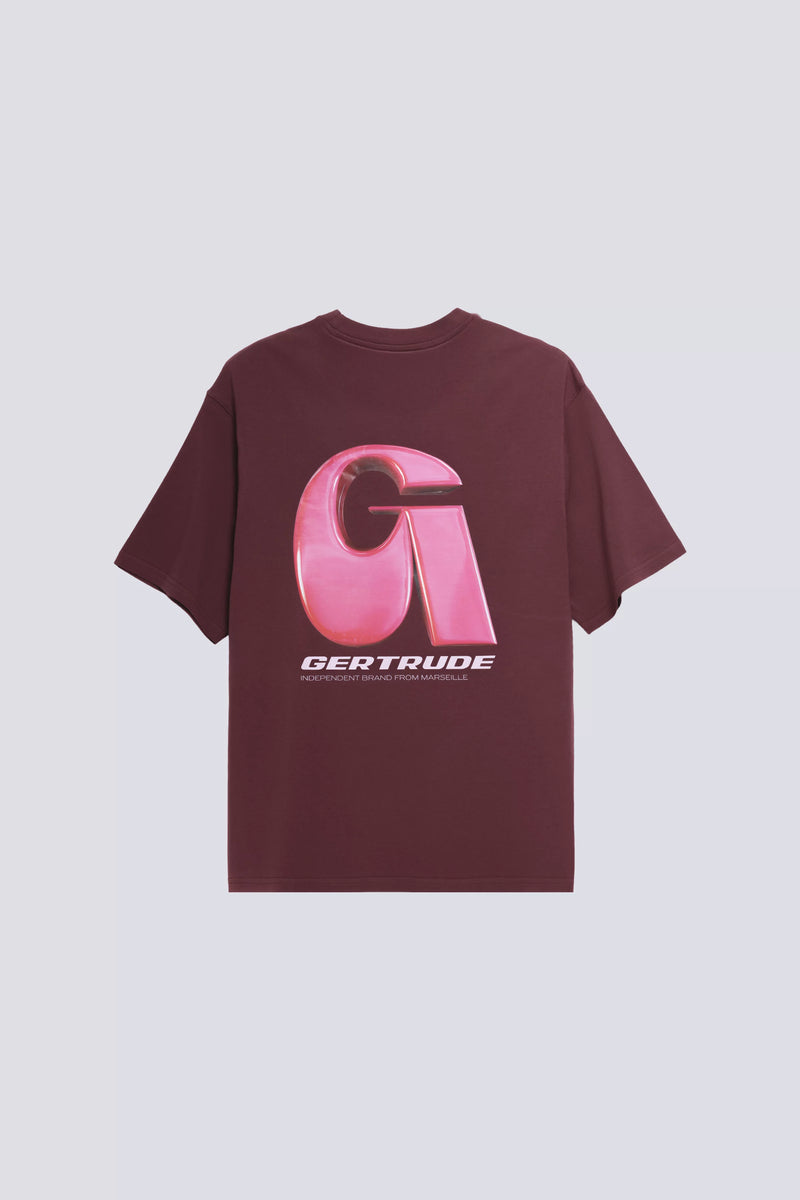 T-shirt Print Leonce Letter Mixte
