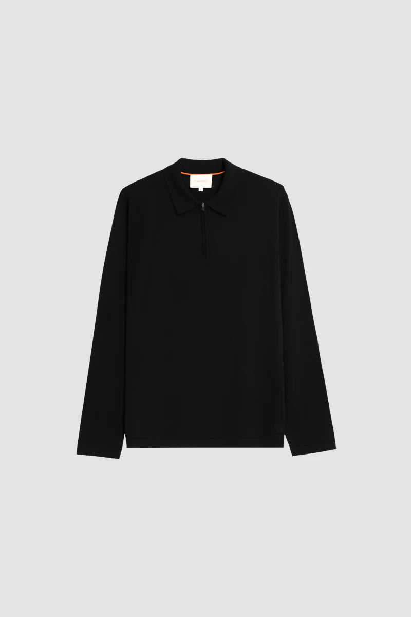 Polo Judson col zippé maille légère