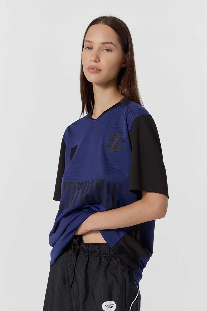 T-shirt Keyliane col contrasté